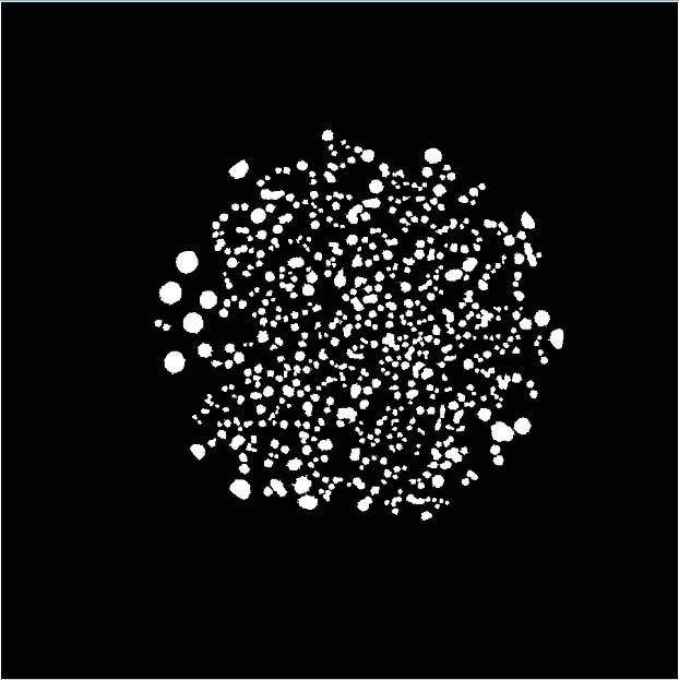 colony count marker for the membrane filter on a 60mm plate