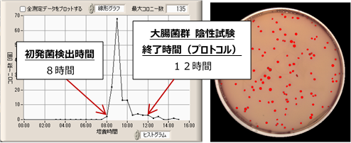 牛乳中の 野生 大腸菌群 菌株の全自動迅速検出